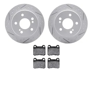 R1 Concepts WBUN1-63008 Brake Rotors - Carbon Coated - D/S W/ Optimum Oe Pads